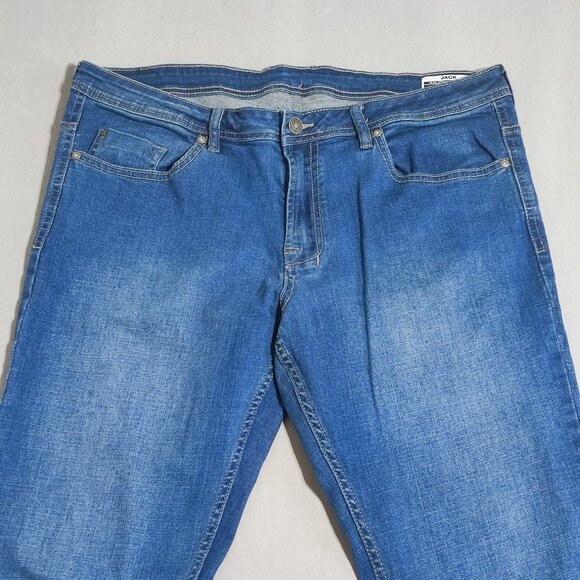 Buffalo Jeans Jack slim straight stretch men's size W38/L34 ink blue - Picture 2 of 13